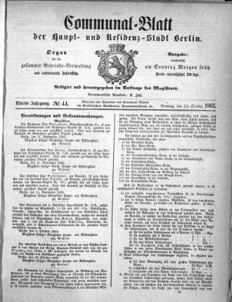 1863,44: No. 44, 25. October 1863