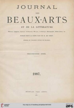 29: Journal des beaux-arts et de la littérature