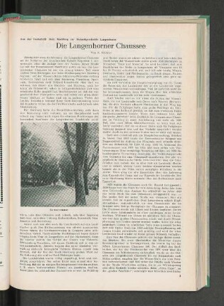 Die Langenhorner Chaussee