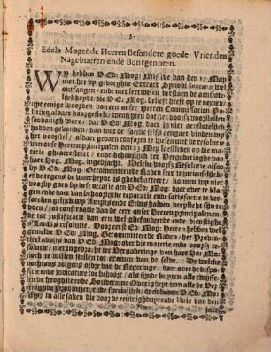 Rescriptie Vande Ed. Mogende Gedeputeerde Staten, Vande Ed. Mog. Heeren Staten van Vrieslant, op, en tegens de deductie vande Ed. Mog. Heeren Gecommitteerde Raden vande Ed. Mog. Heeren de Staten van Hollant, en West-Vrieslant : Over de Formulieren van Gebeden in Meert, en April, respective in Hollandt opgerecht