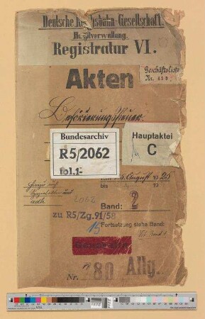 Beförderungssteuer.- Aufkommen und Abführung an den Generalagenten für Reparationszahlungen: Bd. 2