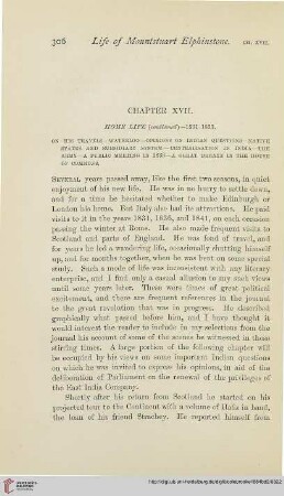 Chapter XVII: Home life (continued) - 1831-1833