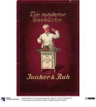 Die moderne Gasküche.