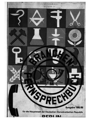1985/86: Branchen-Fernsprechbuch für die Hauptstadt der Deutschen Demokratischen Republik Berlin