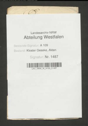 Stift Geseke [contra] Abdinghof wegen der zivilen Gerichtsbarkeit in Kirchborchen.