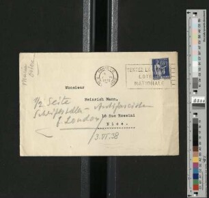 Brief an Heinrich Mann