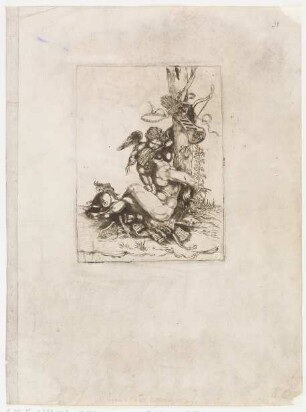 Mars von Cupido gefesselt