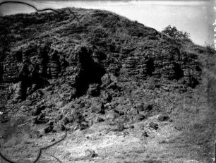 Felswand : Blick auf das Profil einer Felswand