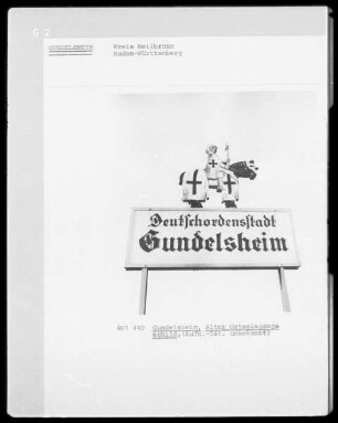 Altes Ortseingangsschild