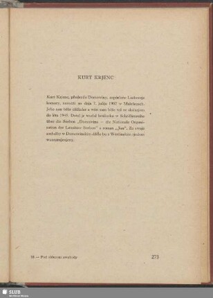 Kurt Krjenc