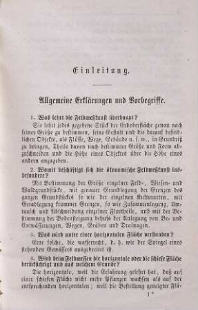 Katechismus der Feldmeßkunst