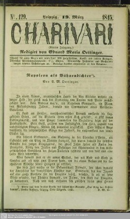 Napoleon als Bühnendichter