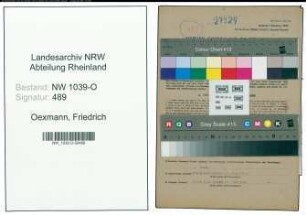 Entnazifizierung Friedrich Oexmann , geb. 03.04.1916 (Angestellter)