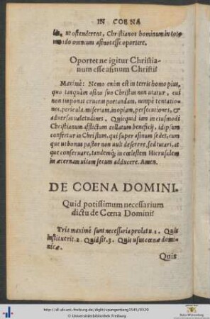 Coena Domini