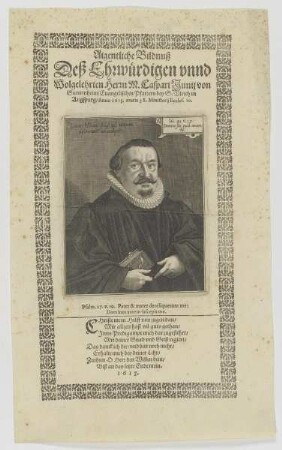 Bildnis des Caspar Junius