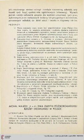 1: Dwa zabytki późnoromańskiej rzeźby drewnianej w Polsce