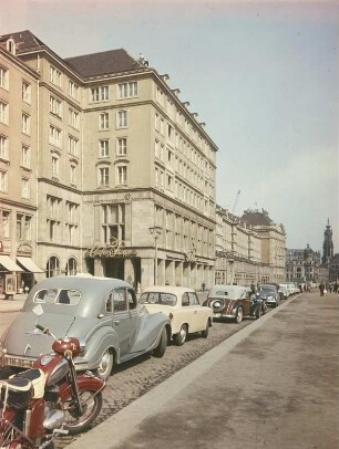 Dresden. Altmarkt Westseite