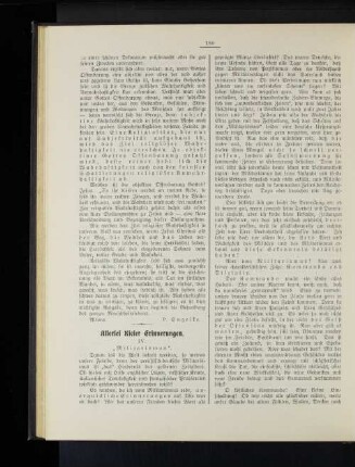 Allerlei Kieler Erinnerungen. IV. "Militarismus".
