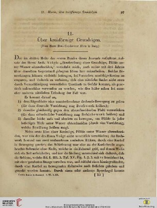 2: Über kreisförmige Grundsägen
