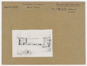 Planrepro: Schaubilder des Filmtheater Wilhelmsruh. Berlin, Pankow, Schillerstraße/Hauptstraße