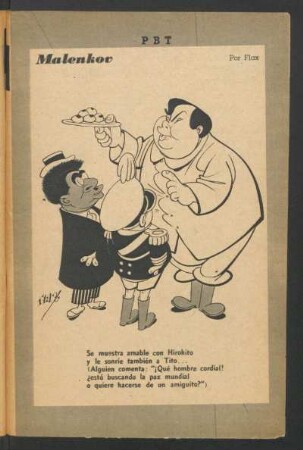 Malenkov - [Caricatura]