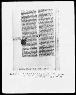 Biblia sacra mit einem altlateinischen Judith-Text — Initiale C(onfortatus igitur), Folio 108verso