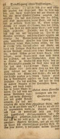 Gebet eines Gerechtfertigten und die Gnade der Heiligung