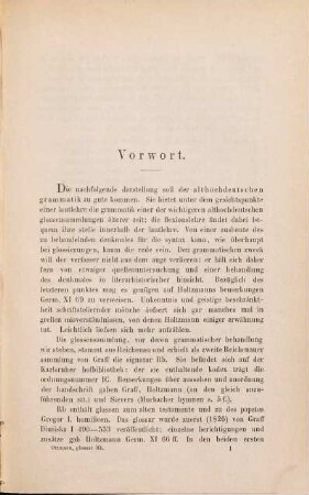 Grammatische Darstellung der Sprache des althochdeutschen Glossars Rb