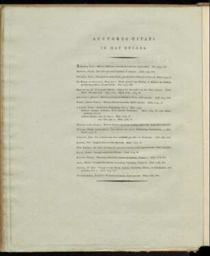 Auctores Citati In Hac Decade.