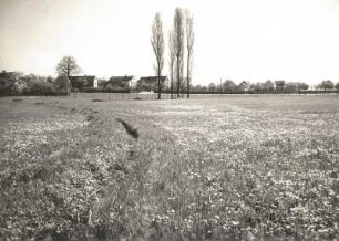 Moritzburg-Reichenberg. Moritzburger Teichgebiet. Landschaft mit Dorf