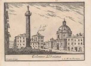 Colonna Traiana (Die Trajanssäule in Rom), Illustration in: Pietro Rossini: Il Mercurio errante delle grandezze di Roma, Rom 1750