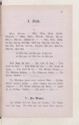 V. Stufe