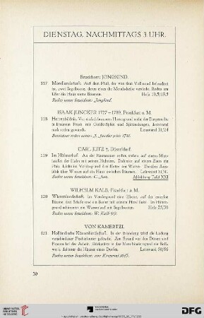 Dienstag, nachmittags (Nr. 117-252)