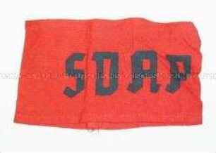 Armbinde der Sozialdemokratischen Arbeiterpartei (SDAP)