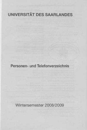 0120: WS 2008/2009