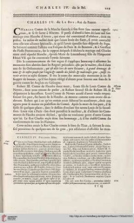Charles IV. dit Le Bel