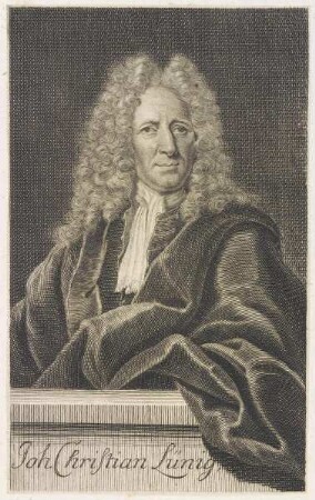 Bildnis des Joh. Christian Lünig