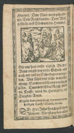 Erzehle das vierte stuck/ die wort vom heiligen Tauff ...