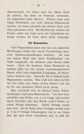 39-45, Die Bogensehne