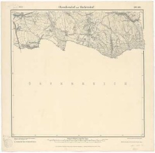 Section Oberullersdorf und Markersdorf aus: Topographische Karte (Meßtischblätter) Sachsen
