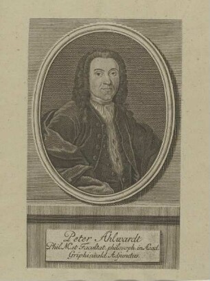 Bildnis des Peter Ahlwardt
