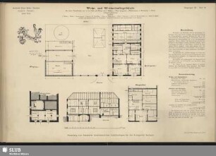 Architekt Ernst Kühn, Dresden. Kennwort: "Heimath". Erster Preis. Wohn- und Wirthschaftsgebäude