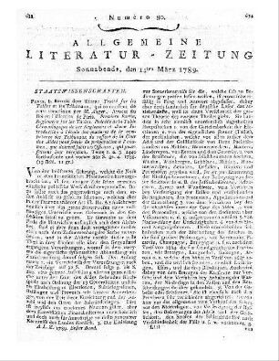 Marezoll, [Johann Gottlob]: Andachtsbuch für das weibliche Geschlecht, vorzüglich für den aufgeklärten Theil desselben. - Leipzig : Göschen Th. 1+2. - 1788
