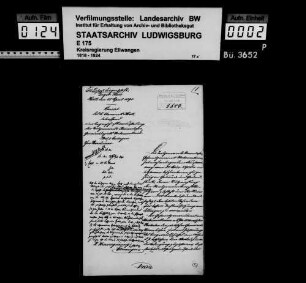 Liegenschaftsverkauf durch die Teilgemeinde Ummenhofen, Gesamtgemeinde Untersontheim