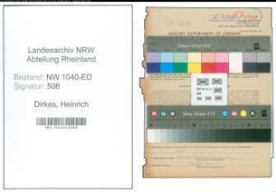 Entnazifizierung Heinrich Dirkes , geb. 01.09.1892 (Lehrer)