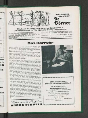 Niederdeutsche Stunde