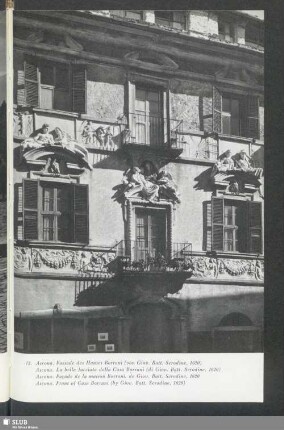Ascona. Fassade des Hauses Borrani (von Giov. Batt. Serodine, 1620)