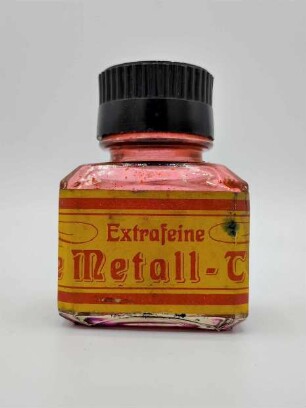 Extrafeine rote Metall-Tinte