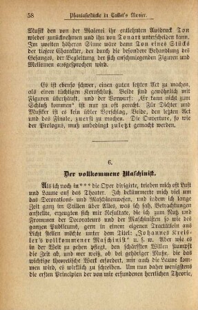 6. Der vollkommene Maschinist