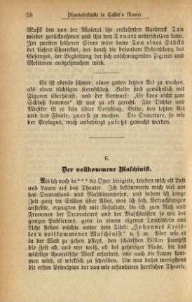 6. Der vollkommene Maschinist